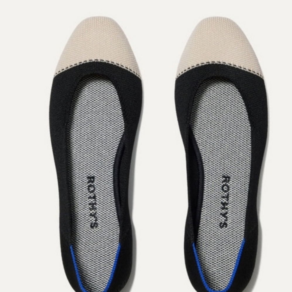 Rothys Moonlight Square Toe Size 8- BRAND NEW